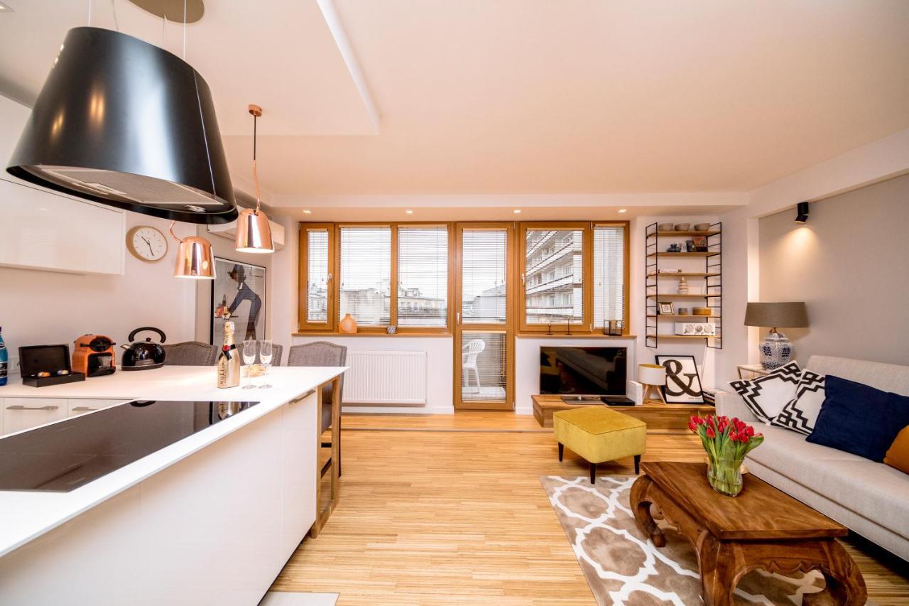 Golden Apartment With Air Condition By Your Freedom Warschau Exterior foto